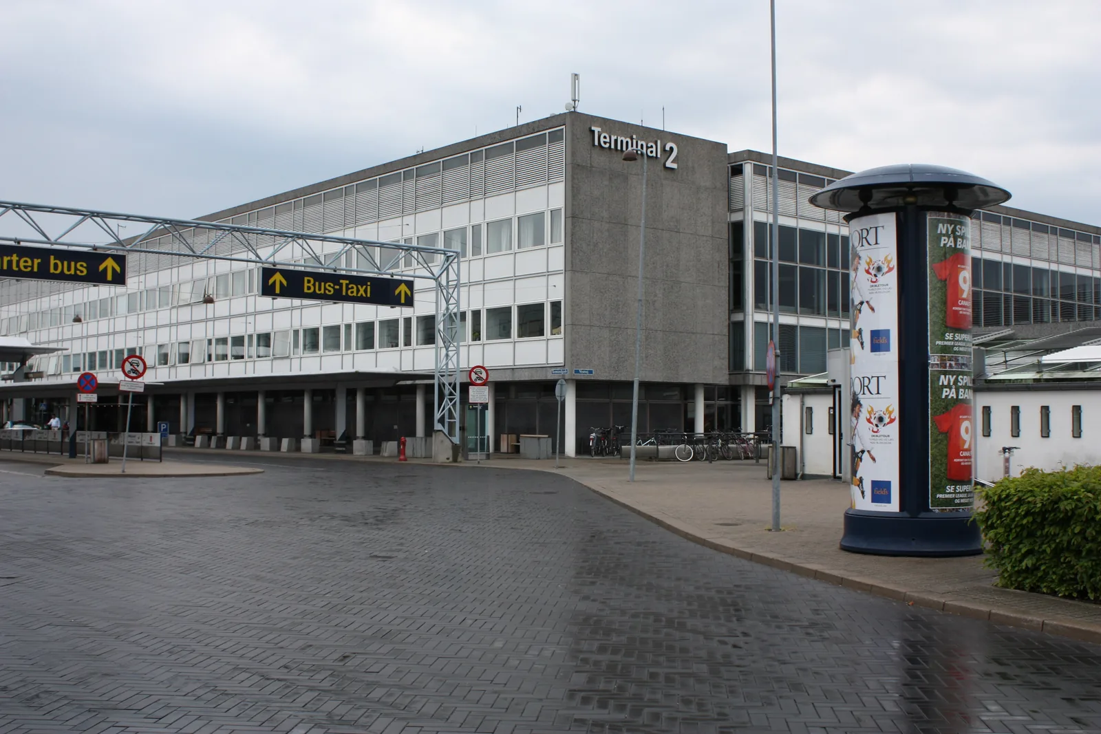 Copenhagen Airport Kastrup terminal building exterior